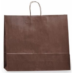 Bolsa de papel asa retorcida 18x24x8cms marron